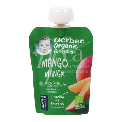 Gerber Organic Mango Pouch 90 g