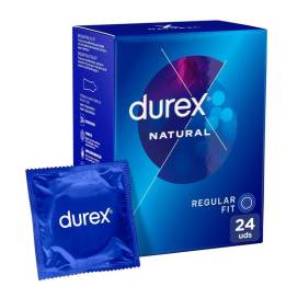 DUREX PRESERVATIVOS NATURAL CLASSIC 24 UDS