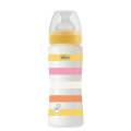 CHICCO WELL-BEING PINK FEEDING BOTTLE SILICONE 4M+ 330ML