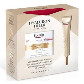 Eucerin Hyaluron-filler + Elasticity Crema Spf 30 50 ml + Contorno De Ojos 15 ml Promo