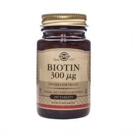 Solgar Biotina 300 Mcg 100 Comp