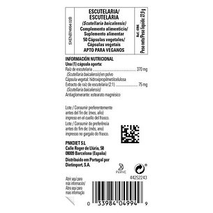 Solgar Escutelaria 50 Caps Veg 2