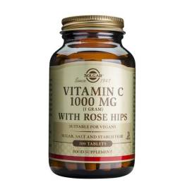 Solgar Vitamina C Escaramujo Rose Hips 1000 Mg 100 Comp