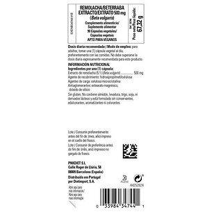 Solgar Remolacha 500 Mg 90 Vegcaps 2