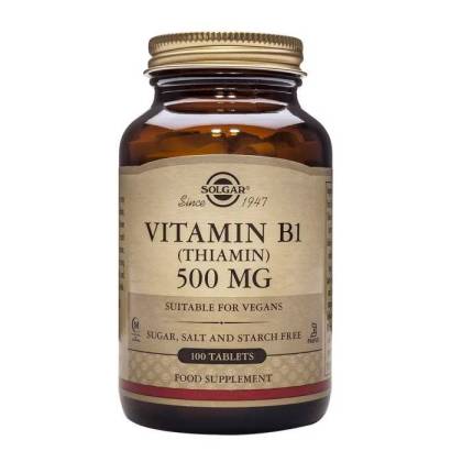 Solgar Vitamina B1 500 Mg 100 Comp