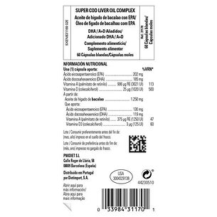 Solgar Super Cod Liver Oil Complex 60 Caps 2