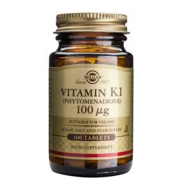 Solgar Vitamina K Natural 100mcg. 100 Comp