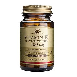 Solgar Vitamina K Natural 100mcg 100 Comp