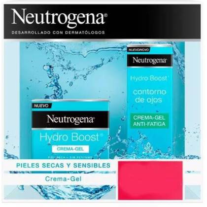 Neutrogena Hydro Boost Crema Gel Piel Seca 50 Ml + Contorno 15 Ml Promo