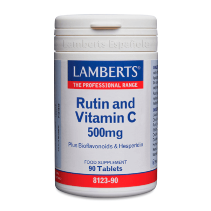 Rutina + Vitamina C + Bioflavonoides 500mg 90 Comps Lamberts