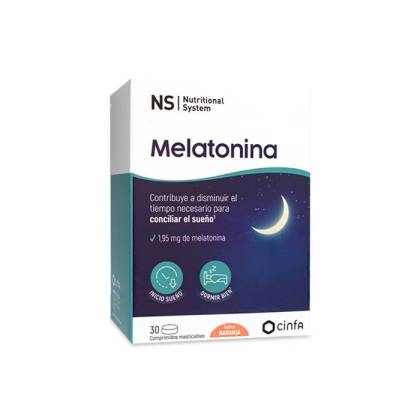 Ns Melatonina 1.95mg 30 Comprimidos Mastigáveis