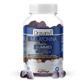 Drasanvi Melatonin With Vitamin B6 45 Cherry Flavored Gummies