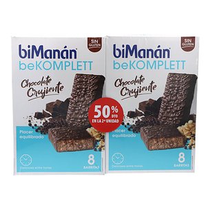 Promoção de Barras de Chocolate Crocante Bimanan Complete 2x8