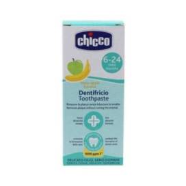 Chicco Toothpaste Apple And Banana With Fluorine 6-24m 50 Ml