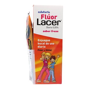 Fluor Lacer Antisséptico Bucal Diário 005 Sabor Morango 500
