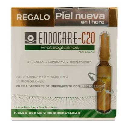 Endocare C20 Proteoglicanos 30 Ampollas + Regalo Promo