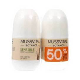 Mussvital Sensitive Deo Aloe Vera 2x75 Ml Promo
