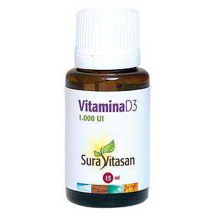 Vitamina D3 1000 Ui 15 ml Sura Vitasan