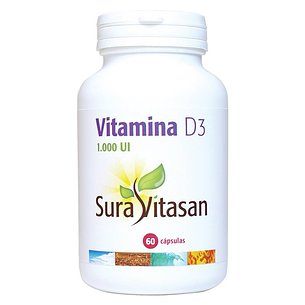 Sura Vitasan Vitamin D3 1000 IU 60 Capsules