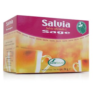 Infusão de Sálvia 20 Sachês Soria Natural