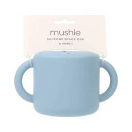 Mushie Silicone Snack Cup Powder Blue 12m+