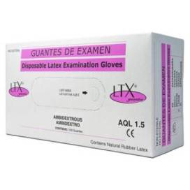 Guantes De Examen Latex No Esteril T/g 100u