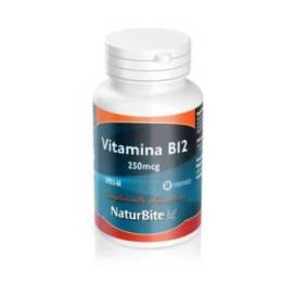 Vitamina B12 250 Mcg 60 Comprimidos Naturbite