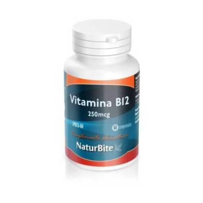 Vitamin B12 250 Mcg 60 Tablets Naturbite