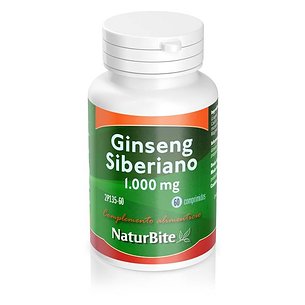 Ginseng Siberiano 1000 Mg 60 Comp Naturbite