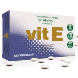 Vitamina E 12mg 48 Comprimidos Soria Natural