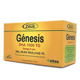Genesis Dha 1000 Tg Omega 3 120 Caps Zeus