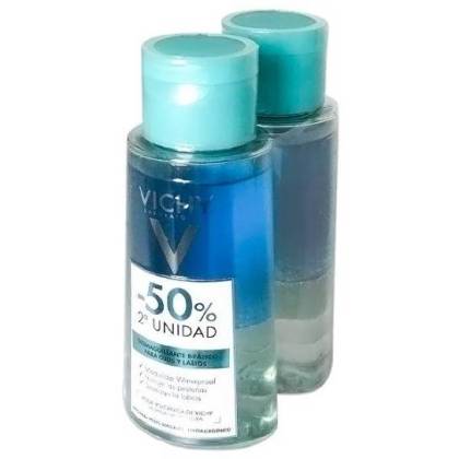 Vichy Biphasic Makeup Remover For Eyes And Lips 2x100 Ml Promo
