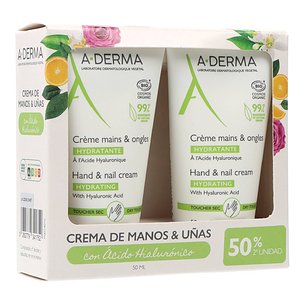 Aderma Crema De Manos Extracto De Avena 2x50 ml Promo