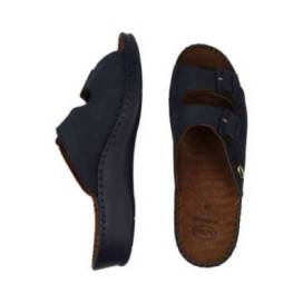 Scholl Weekend Navy Blue Sandal Size 39