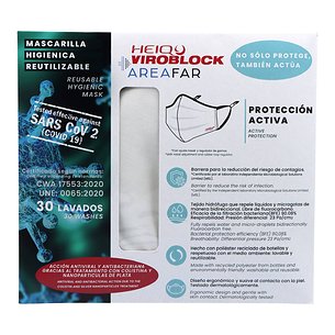 Viroblock Reusable Hygienic Mask White
