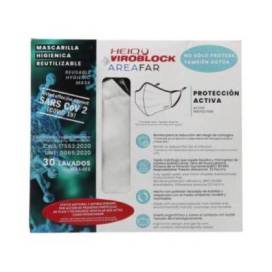Reusable Hygienic Mask Viroblock White Medium Size 1 Unit
