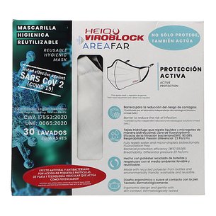 Viroblock Reusable Hygienic Mask White