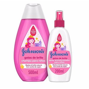 Johnsons Shine Drops Shampoo 500ml Spray Acon