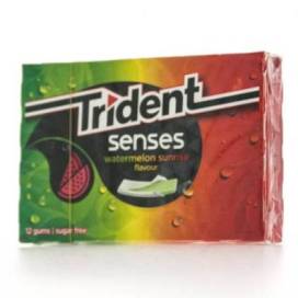 Trident Senses Watermelon Sunrise Flavour 12 Unidades