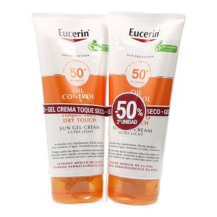 Eucerin Sun Gel-crema Toque Seco Spf 50+ 2x200 ml Promo