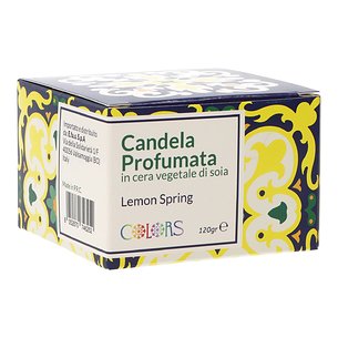 Vela Perfumada Amarela Limão 120 g