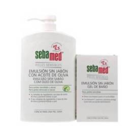 Sebamed Soap-free Emulsion With Olive Oil 1l + Soap-free Emulsion 200 Ml Promo