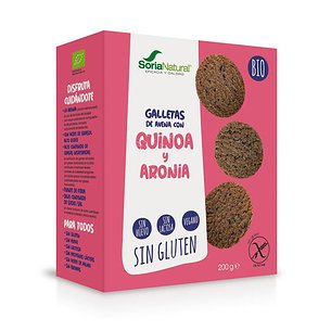 Biscoitos de aveia com quinoa e aronia 200 g Sori
