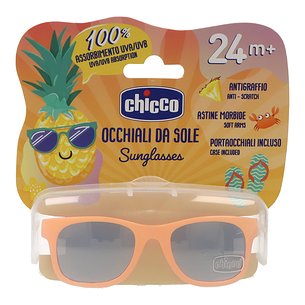Óculos de sol Chicco laranja e azul marinho 24m