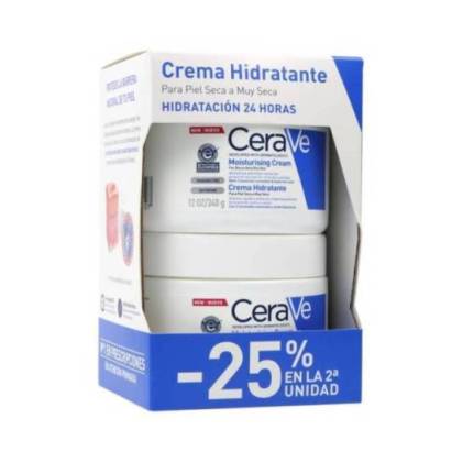 Cerave Crema Hidratante Piel Seca 2x340 g Promo