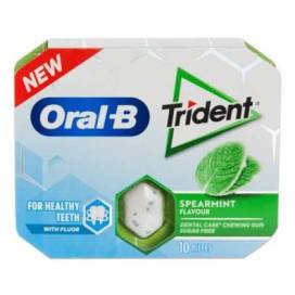 Oral B Trident Spearmint Kaugummis 10 Einheiten