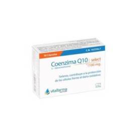 Coenzima Q10 Select 100mg 30 Cápsulas Vitalfarma
