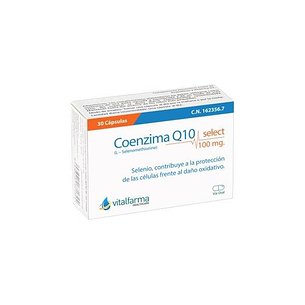 Coenzima Q10 Select 100mg 30 Cápsulas Vitalfarma