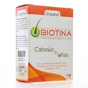 Biotin 400 Mcg 45 Tablets Drasanvi