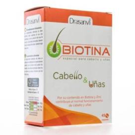 Biotin Hair And Nails 45 Tablets Drasanvi